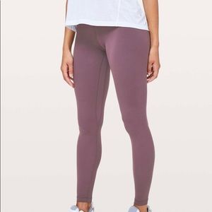 Lululemon Mauve Align Leggings 25’